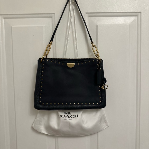 COACH | Dreamer Shoulder/Crossbody Bag with Rivets includes duster - Picture 14 of 14